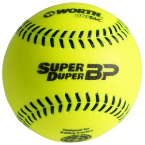 WORTH SUPER DUPER BP BALL 12" SLOWPITCH SOFTBALLS - WBP12UT